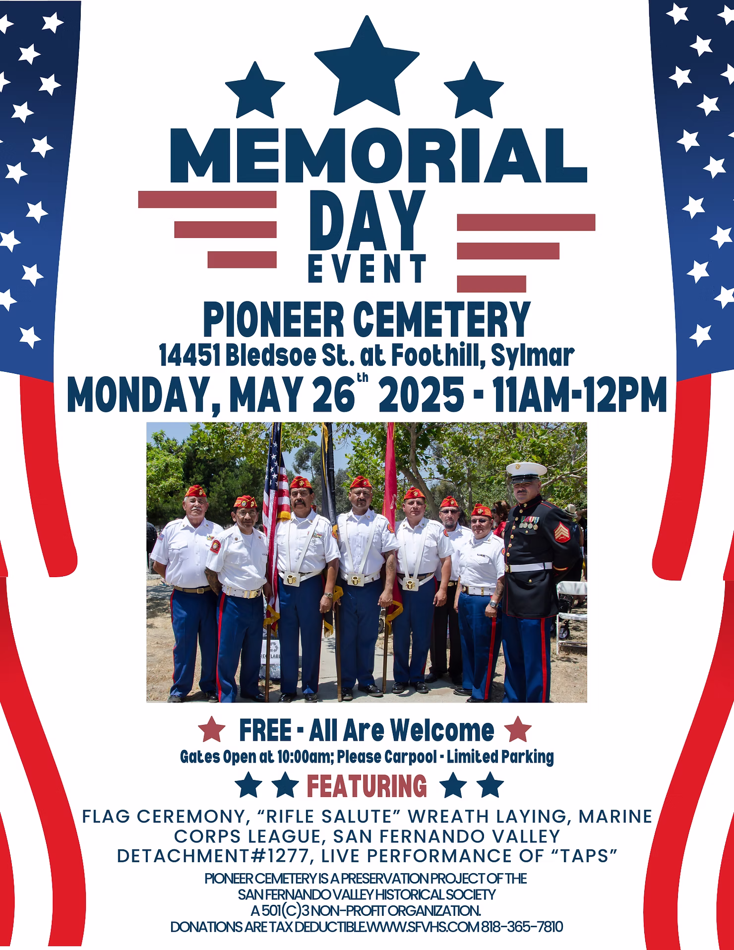 Memorial Day 2025 Observance at Pioneer Cemetery 2025 05 05 blog post image 1
